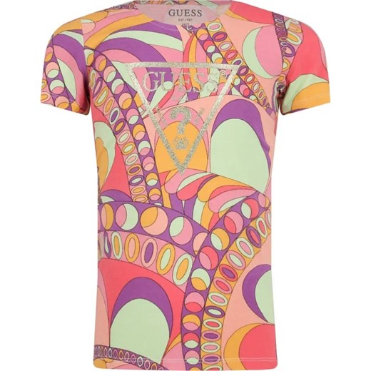 Guess T-shirt | Regular Fit ze sklepu Gomez Fashion Store w kategorii Bluzki dziewczęce - zdjęcie 184296808