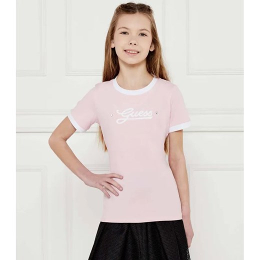 Guess T-shirt | Regular Fit ze sklepu Gomez Fashion Store w kategorii Bluzki dziewczęce - zdjęcie 184296836
