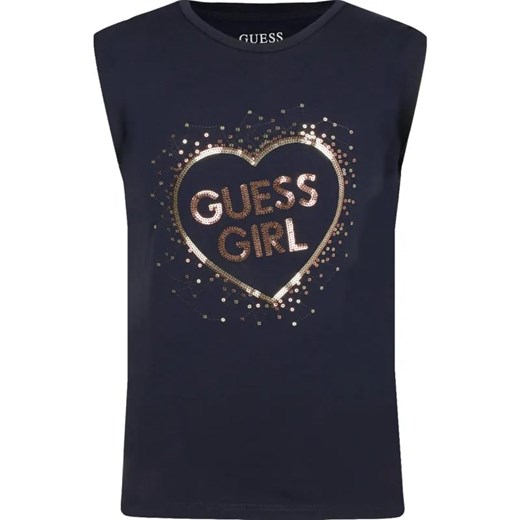 Guess T-shirt | Regular Fit ze sklepu Gomez Fashion Store w kategorii Bluzki dziewczęce - zdjęcie 184296845