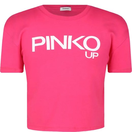 Pinko UP T-shirt JERSEY | Cropped Fit ze sklepu Gomez Fashion Store w kategorii Bluzki dziewczęce - zdjęcie 184296856