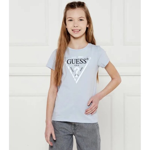 Guess T-shirt | Regular Fit ze sklepu Gomez Fashion Store w kategorii Bluzki dziewczęce - zdjęcie 184296858
