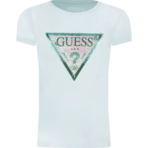 Guess T-shirt | Regular Fit ze sklepu Gomez Fashion Store w kategorii Bluzki dziewczęce - zdjęcie 184296875