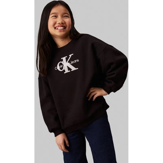 Calvin Klein Jeans Bluza TEDDY | Oversize fit ze sklepu Gomez Fashion Store w kategorii Bluzy dziewczęce - zdjęcie 184296897
