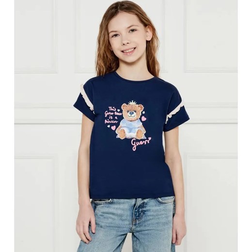 Guess T-shirt | Regular Fit ze sklepu Gomez Fashion Store w kategorii Bluzki dziewczęce - zdjęcie 184296969