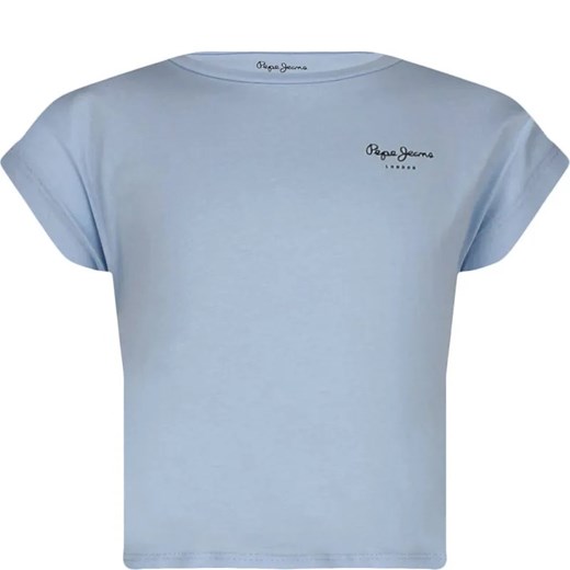 Pepe Jeans London T-shirt BLOOMY | Regular Fit ze sklepu Gomez Fashion Store w kategorii Bluzki dziewczęce - zdjęcie 184296987