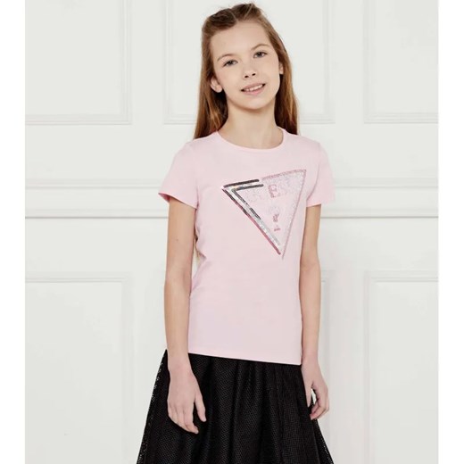 Guess T-shirt | Regular Fit ze sklepu Gomez Fashion Store w kategorii Bluzki dziewczęce - zdjęcie 184297107