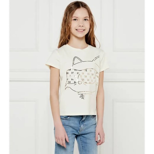 Karl Lagerfeld Kids T-shirt | Regular Fit 162 okazyjna cena Gomez Fashion Store