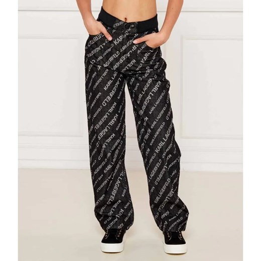 Karl Lagerfeld Kids Jeansy | Straight fit ze sklepu Gomez Fashion Store w kategorii Spodnie dziewczęce - zdjęcie 184297126