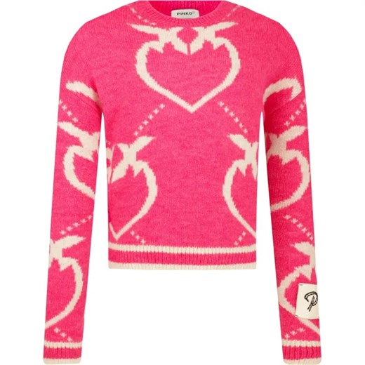 Pinko UP Sweter | Regular Fit | z dodatkiem wełny ze sklepu Gomez Fashion Store w kategorii Swetry dziewczęce - zdjęcie 184297186