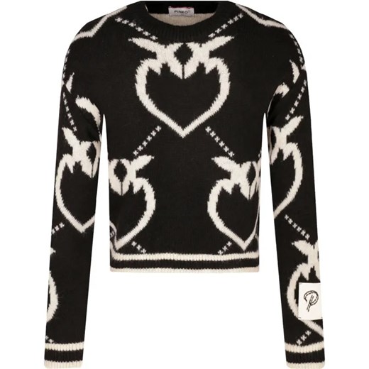Pinko UP Sweter | Regular Fit | z dodatkiem wełny ze sklepu Gomez Fashion Store w kategorii Swetry dziewczęce - zdjęcie 184297199