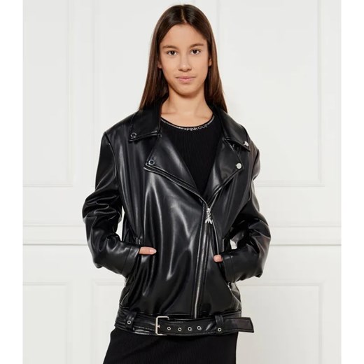 Patrizia Pepe Ramoneska | Regular Fit ze sklepu Gomez Fashion Store w kategorii Kurtki dziewczęce - zdjęcie 184297225