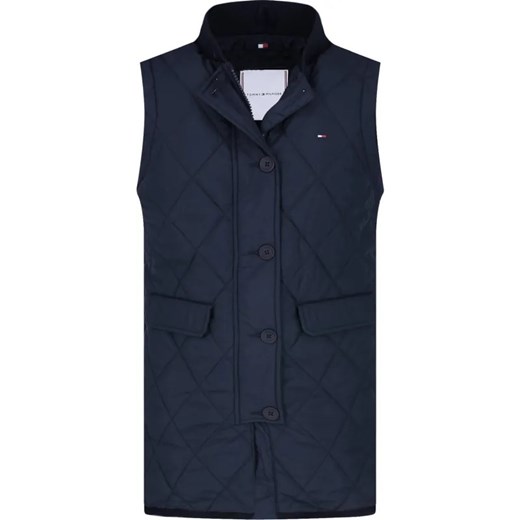 Tommy Hilfiger Bezrękawnik QUILTED LONG VEST ze sklepu Gomez Fashion Store w kategorii Kamizelki dziewczęce - zdjęcie 184297228