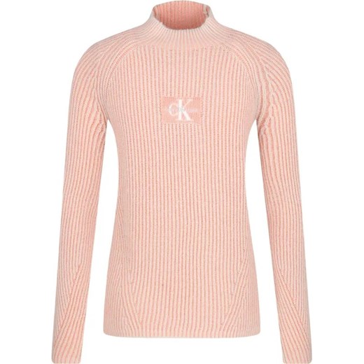 Calvin Klein Jeans Sweter | Regular Fit | z dodatkiem wełny ze sklepu Gomez Fashion Store w kategorii Swetry dziewczęce - zdjęcie 184297357