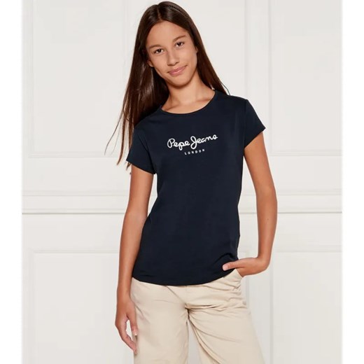 Pepe Jeans London T-shirt HANA | Regular Fit ze sklepu Gomez Fashion Store w kategorii Bluzki dziewczęce - zdjęcie 184297437
