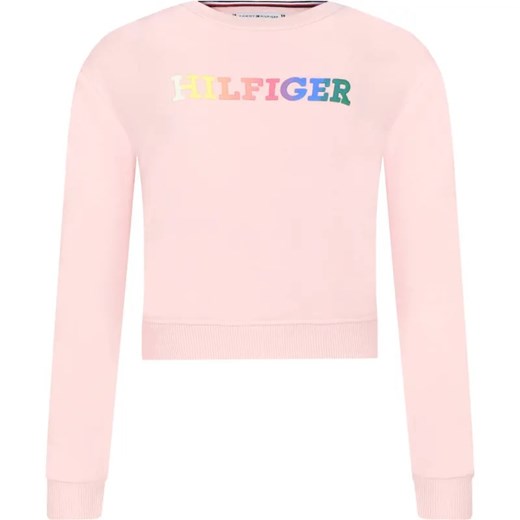 Tommy Hilfiger Bluza MONOTYPE SWEATSHIRT | Loose fit ze sklepu Gomez Fashion Store w kategorii Bluzy dziewczęce - zdjęcie 184297447