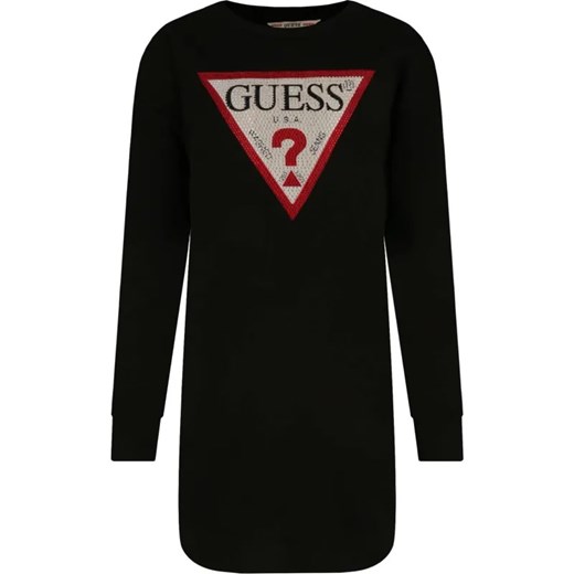 Guess Sukienka FRENCH TERRY LS ze sklepu Gomez Fashion Store w kategorii Sukienki dziewczęce - zdjęcie 184297448