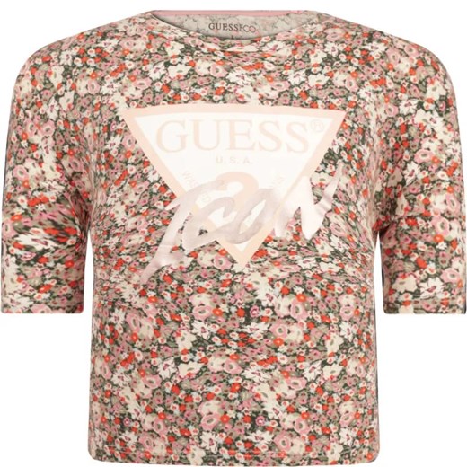 Guess T-shirt | Cropped Fit ze sklepu Gomez Fashion Store w kategorii Bluzki dziewczęce - zdjęcie 184297487
