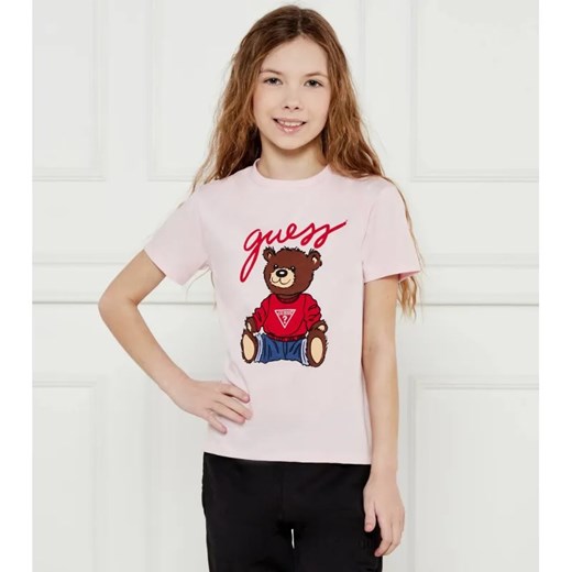 Guess T-shirt | Regular Fit ze sklepu Gomez Fashion Store w kategorii Bluzki dziewczęce - zdjęcie 184297488