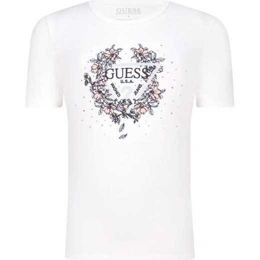 Guess T-shirt | Regular Fit ze sklepu Gomez Fashion Store w kategorii Bluzki dziewczęce - zdjęcie 184297549