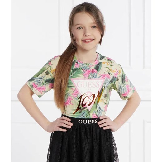 Guess T-shirt | Regular Fit ze sklepu Gomez Fashion Store w kategorii Bluzki dziewczęce - zdjęcie 184297587