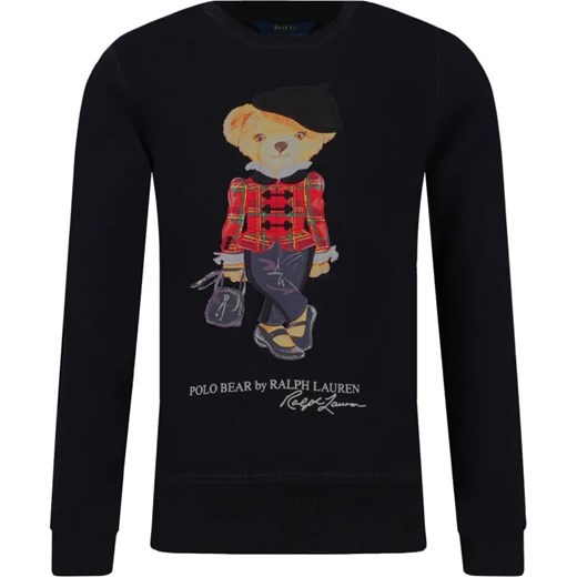 POLO RALPH LAUREN Bluza BEARCN | Regular Fit ze sklepu Gomez Fashion Store w kategorii Bluzy dziewczęce - zdjęcie 184297595