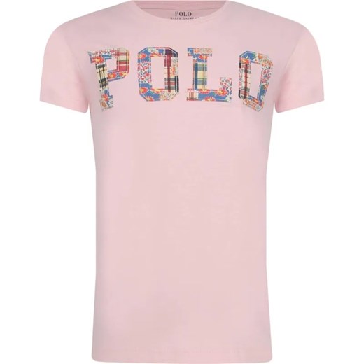 POLO RALPH LAUREN T-shirt | Regular Fit ze sklepu Gomez Fashion Store w kategorii Bluzki dziewczęce - zdjęcie 184297598