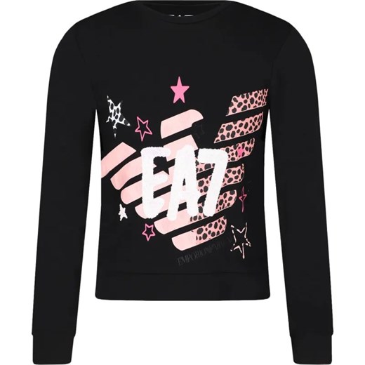 EA7 Bluza | Regular Fit ze sklepu Gomez Fashion Store w kategorii Bluzy dziewczęce - zdjęcie 184297615