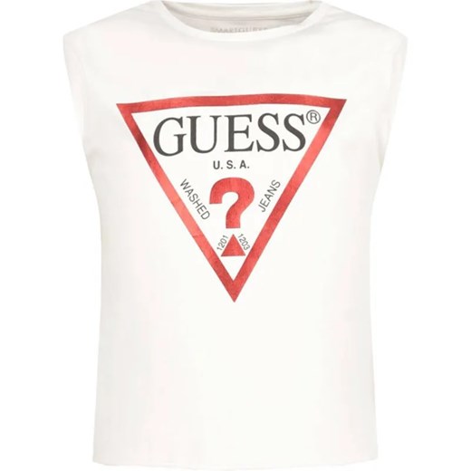 Guess T-shirt | Cropped Fit ze sklepu Gomez Fashion Store w kategorii Bluzki dziewczęce - zdjęcie 184297665