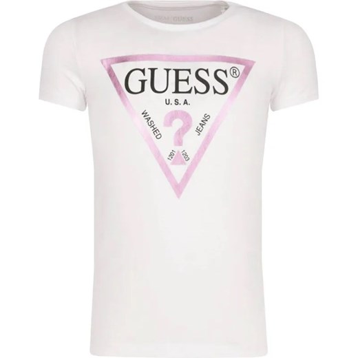 Guess T-shirt | Regular Fit ze sklepu Gomez Fashion Store w kategorii Bluzki dziewczęce - zdjęcie 184297667