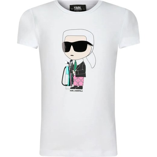 Karl Lagerfeld Kids T-shirt | Regular Fit ze sklepu Gomez Fashion Store w kategorii Bluzki dziewczęce - zdjęcie 184297729