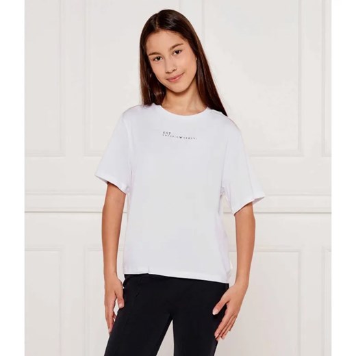 EA7 T-shirt | Loose fit ze sklepu Gomez Fashion Store w kategorii Bluzki dziewczęce - zdjęcie 184297739
