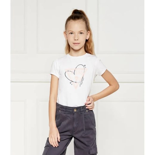Guess T-shirt | Regular Fit ze sklepu Gomez Fashion Store w kategorii Bluzki dziewczęce - zdjęcie 184297746