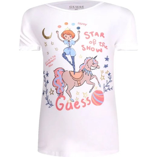 Guess T-shirt | Regular Fit ze sklepu Gomez Fashion Store w kategorii Bluzki dziewczęce - zdjęcie 184297769