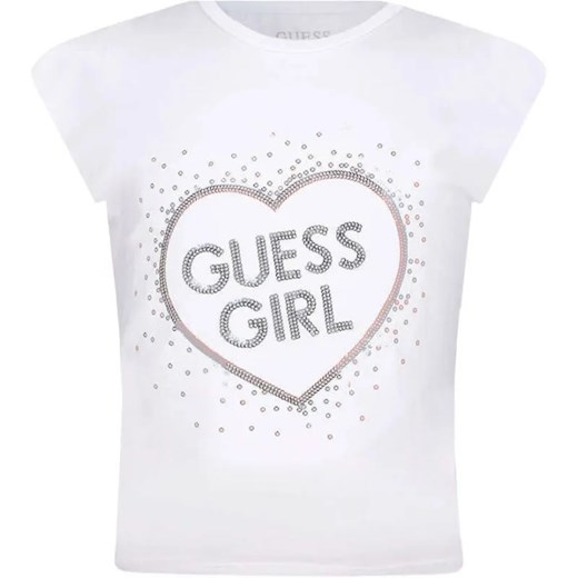 Guess T-shirt | Regular Fit ze sklepu Gomez Fashion Store w kategorii Bluzki dziewczęce - zdjęcie 184297777