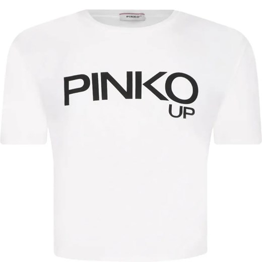 Pinko UP T-shirt JERSEY | Cropped Fit ze sklepu Gomez Fashion Store w kategorii Bluzki dziewczęce - zdjęcie 184297778