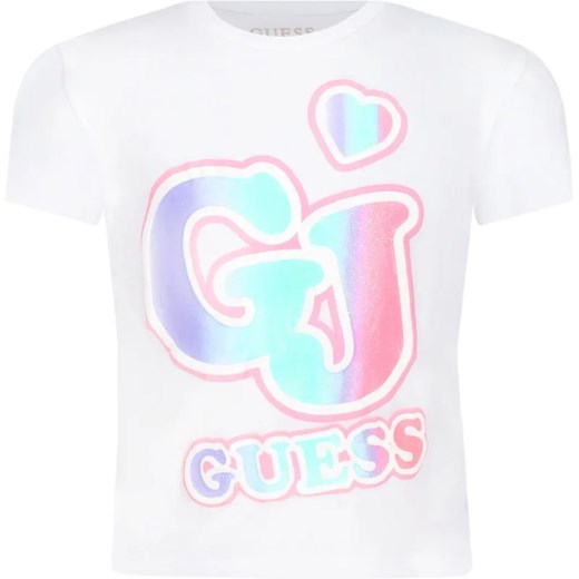 Guess T-shirt | Regular Fit ze sklepu Gomez Fashion Store w kategorii Bluzki dziewczęce - zdjęcie 184297785