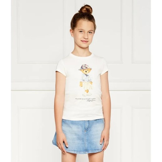 POLO RALPH LAUREN T-shirt | Regular Fit ze sklepu Gomez Fashion Store w kategorii Bluzki dziewczęce - zdjęcie 184297835