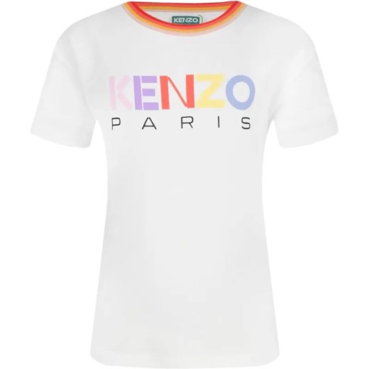 KENZO KIDS T-shirt | Regular Fit ze sklepu Gomez Fashion Store w kategorii Bluzki dziewczęce - zdjęcie 184297878