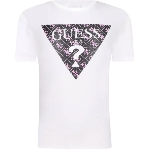 Guess T-shirt | Regular Fit ze sklepu Gomez Fashion Store w kategorii Bluzki dziewczęce - zdjęcie 184297918