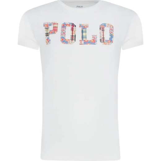 POLO RALPH LAUREN T-shirt | Regular Fit ze sklepu Gomez Fashion Store w kategorii Bluzki dziewczęce - zdjęcie 184297925