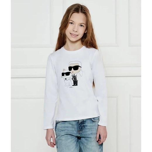 Karl Lagerfeld Kids Longsleeve | Regular Fit ze sklepu Gomez Fashion Store w kategorii Bluzki dziewczęce - zdjęcie 184297928