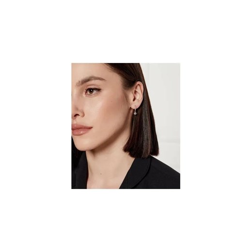 TORY BURCH Kolczyki Eleanor Pave Huggie ze sklepu Gomez Fashion Store w kategorii Kolczyki - zdjęcie 184298078