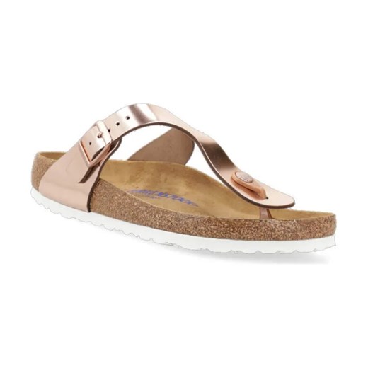 Birkenstock Skórzane japonki Gizeh ze sklepu Gomez Fashion Store w kategorii Klapki damskie - zdjęcie 184298369