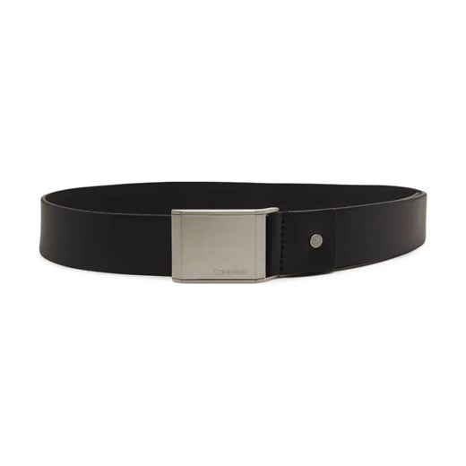 Calvin Klein Skórzany pasek ADJ BEVELED PLAQUE 35MM ze sklepu Gomez Fashion Store w kategorii Paski męskie - zdjęcie 184298595