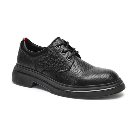 HUGO Skórzane derby Rikky ze sklepu Gomez Fashion Store w kategorii Buty eleganckie męskie - zdjęcie 184298749