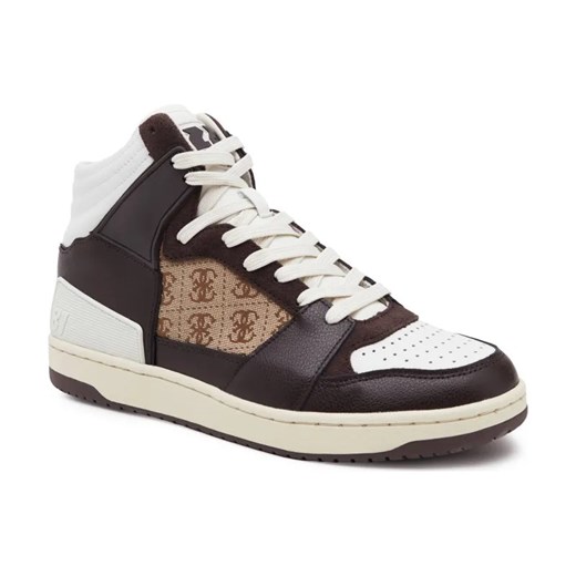 Guess Skórzane sneakersy SAVA ze sklepu Gomez Fashion Store w kategorii Buty sportowe męskie - zdjęcie 184298777
