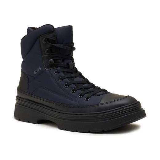 BOSS BLACK Trapery Eloy | z dodatkiem wełny ze sklepu Gomez Fashion Store w kategorii Buty zimowe męskie - zdjęcie 184298779