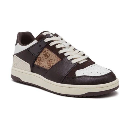 Guess Skórzane sneakersy SAVA ze sklepu Gomez Fashion Store w kategorii Buty sportowe męskie - zdjęcie 184298857