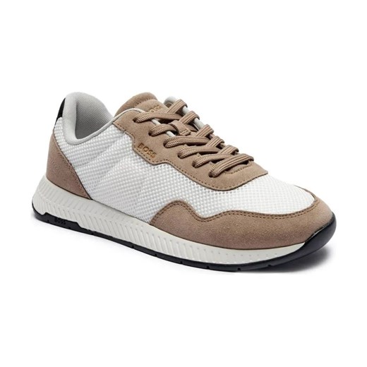 BOSS BLACK Sneakersy Titanium_Runn_mebisd | z dodatkiem skóry ze sklepu Gomez Fashion Store w kategorii Buty sportowe męskie - zdjęcie 184299076