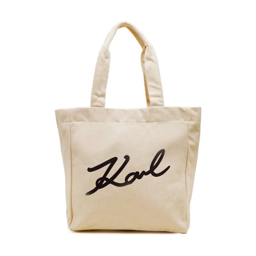 Karl Lagerfeld Shopperka signature canvas ze sklepu Gomez Fashion Store w kategorii Torby Shopper bag - zdjęcie 184299169